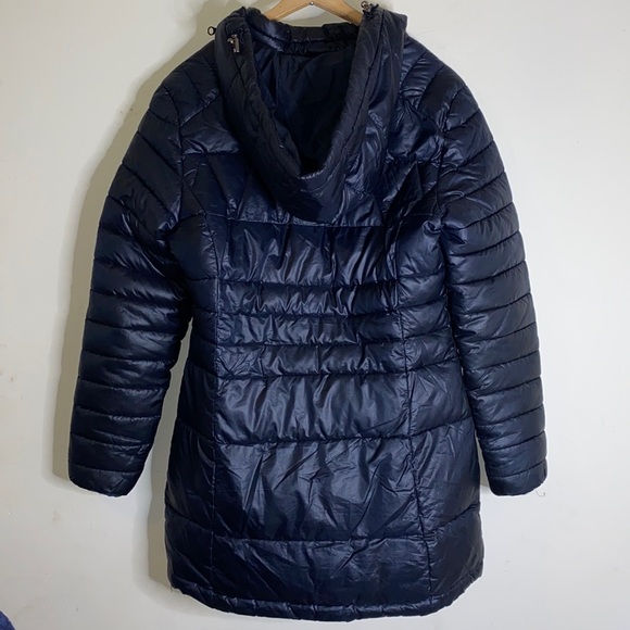 Long SPIRE waterproof bubble jacket🖤 - Picture 3 of 5